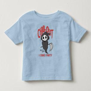Camiseta Engraçado Sarcástico GrimReaper Figurino de Festa