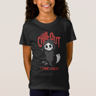 Camiseta Engraçado Sarcástico GrimReaper Figurino de Festa 