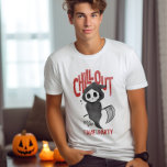 Camiseta Engraçado Sarcástico GrimReaper Figurino de Festa<br><div class="desc">Feliz Dia das Bruxas a todos! Você está pronto para trazer o espírito do Dia das Bruxas? Esse Dia de as Bruxas engraçado Chill Out Eu Vim Para Festejar O Funny Grim Reaper é a melhor maneira de me envolver em Noites de Horror. Vamos celebrar este Dia das Bruxas de...</div>