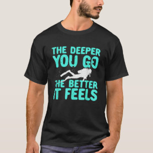 Camiseta Engraçado Scuba Divorciando O Tema Design Para Hom