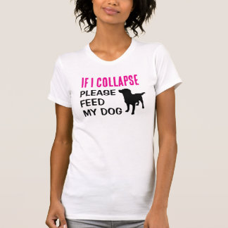 Camiseta Engraçado Se Eu Colapsar Cachorro Mamãe Cachorro