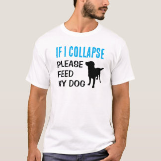 Camiseta Engraçado Se Eu Colapsar Cachorro Pai