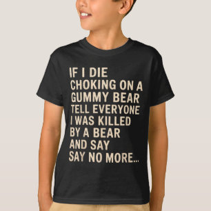 Camiseta Engraçado Se Eu Morrer Asfixiado Com Uma Bolacha d