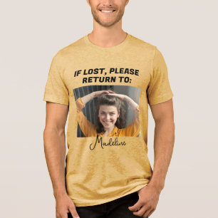 Camiseta Engraçado se perdido, por favor volte para a foto