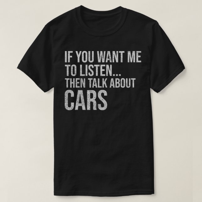 Camiseta Engraçado se quer que eu ouça falar sobre o humor (Frente do Design)