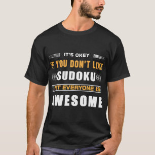 Camiseta Engraçado Se Você Gosta De Sudoku Para O Amor De J