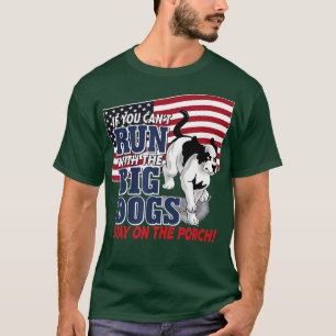 Camiseta Engraçado, se você não pode correr com o cão Grand
