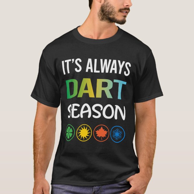 Camiseta Engraçado Season Darts (Frente)