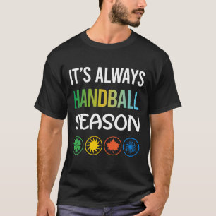 Camiseta Engraçado Season Handball