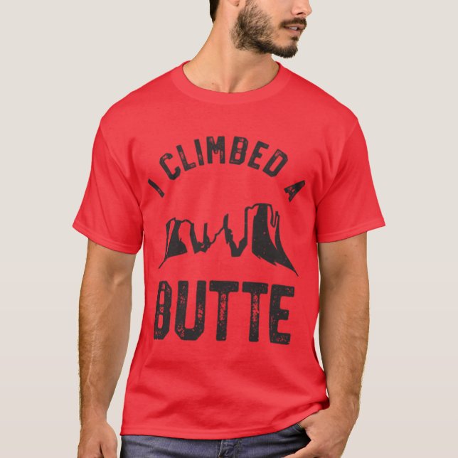 Camiseta Engraçado Sedona Vacation Shirt Eu Subi Um Butte V (Frente)
