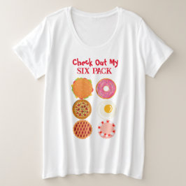 Camiseta Engraçado Seis Pack