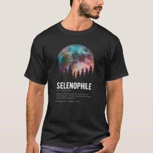 Camiseta Engraçado Selenófilo Definição Legal Ilumidade
