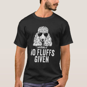 Camiseta Engraçado Sem Fluxos Dando Poodô Cão Pai Mãe