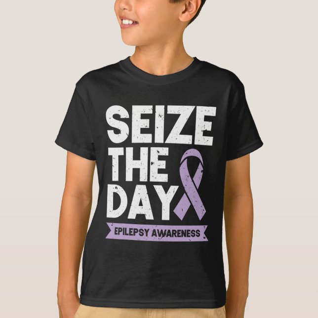 Camiseta Engraçado Sensibilização Para A Epilepsia Aproveit (Frente)