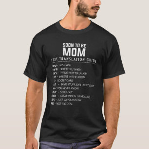 Camiseta Engraçado Ser A Mãe Guia De Tradução De Texto 