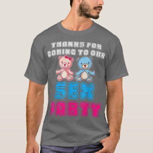 Camiseta Engraçado Sexo Revelação Obrigado Por Vir A Nossa 