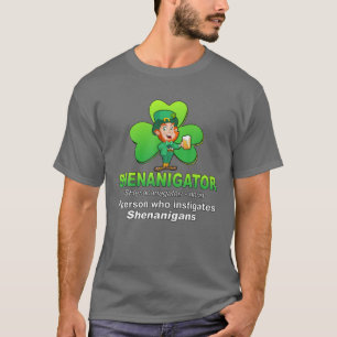 Camiseta Engraçado Shenanigator Definição Shenanigans Co