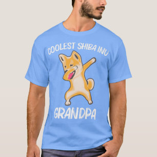 Camiseta Engraçado Shiba Inu Pelo Avô Dabbing Japonês Akita