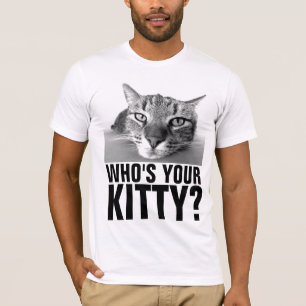 Camiseta ENGRAÇADO significa CAT T-SHIRT, que é o seu gatin