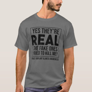 Camiseta Engraçado Sim Eles são Reais   Fígado De Enxergar