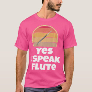 Camiseta Engraçado Sim Eu Falo Flautista Banda Orquestra