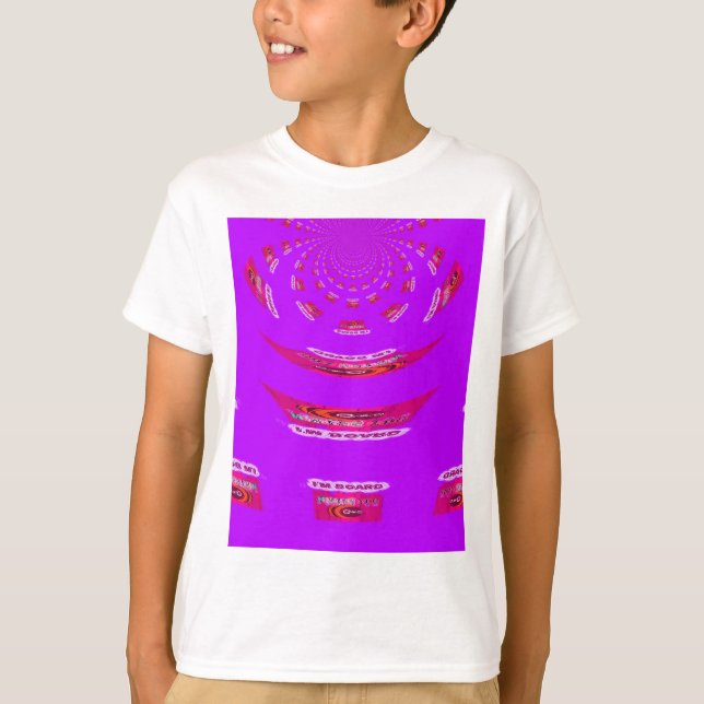 Camiseta Engraçado, sinto sua falta, estou entediado (Frente)