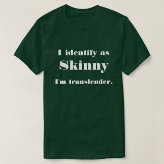 Camiseta Engraçado Skinny Translender