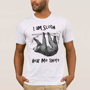Camiseta Engraçado Sloth