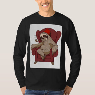 Camiseta Engraçado Sloth Cadeira