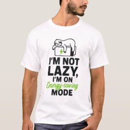 Camiseta Engraçado Sloth, não sou preguiçoso, estou no humo