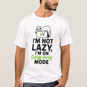 Camiseta Engraçado Sloth, não sou preguiçoso, estou no humo