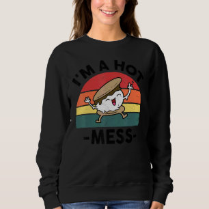 Camiseta Engraçado Smores acampando. Sou um Camper Camper C