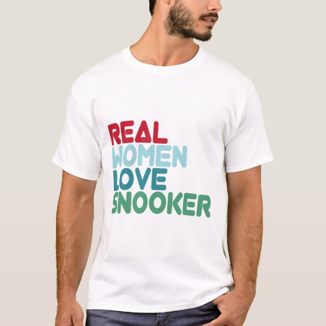 Camiseta Engraçado Snooker dizendo Piscina Billiards Snooke (Frente)