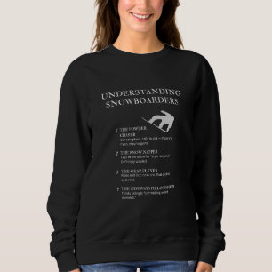 Camiseta Engraçado Snowboard Life Humor para Cavaleiros