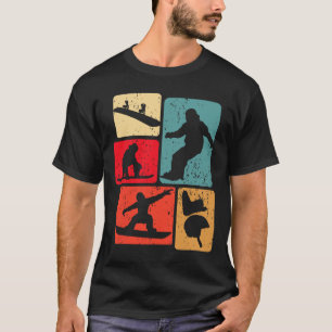 Camiseta Engraçado Snowboard Lover Snowboarder Esportes de 