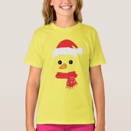 Camiseta Engraçado Snowman Enfrenta Feliz Família de Natal 