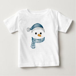 Camiseta Engraçado Snowman Enfrenta Feliz Família de Natal 