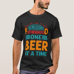 Camiseta Engraçado sobrevivente da arte do amor de pai