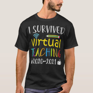 Camiseta Engraçado, Sobrevivi ao Ensino Virtual 2021