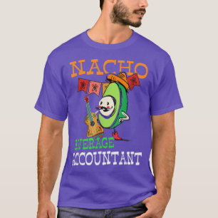 Camiseta Engraçado Sombrero no Contador Médio Avocado Nacho