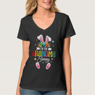 Camiseta Engraçado, sou a vovó Coelhinha da Família Feliz