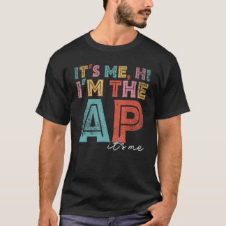Camiseta Engraçado, sou eu, sou a Ap, sou eu assistente, pr