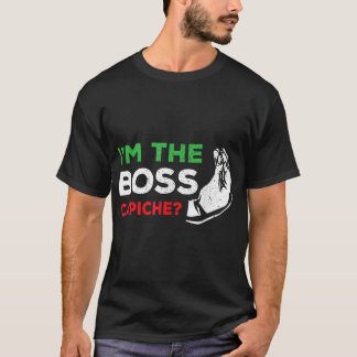 Camiseta Engraçado, sou o chefe italiano Nonna Nonno Capich
