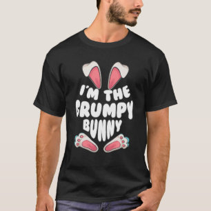 Camiseta Engraçado, sou o coelhinho rabugento, mulheres, cr