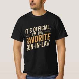 Camiseta Engraçado, sou o genro favorito