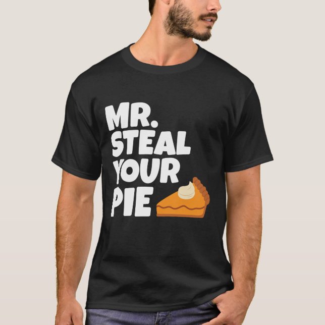 Camiseta Engraçado Sr. Steal, Seu Dia De Ação De Graças (Frente)