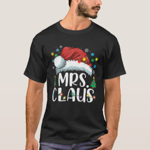 Camiseta Engraçado Sra. Claus Papai Noel, Golpe de Natal