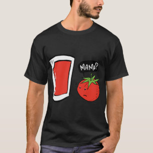 Camiseta Engraçado Sumo De Tomate Vegan E Salada