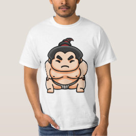 Camiseta Engraçado Sumo Homem Japonês