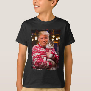 Camiseta Engraçado Suor De Natal Para Gatos Amantes De Nata